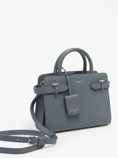 Handtas S Emilie Leder Le tanneur Blauw emily TEMI1600 ander zicht 2